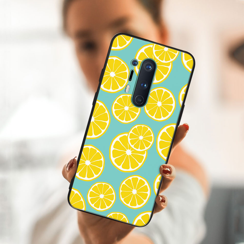 PROTEMIO MY ART Védőtok OnePlus 8 Pro -LEMON (121)