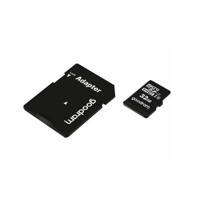 GOODRAM MicroSDHC 32GB UHS-I Memóriakártya + Adapter (M1AA-0320R11)