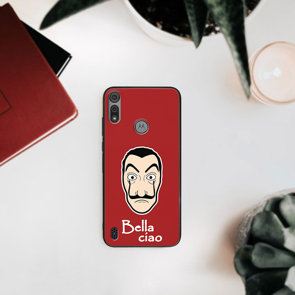 PROTEMIO MY ART Szilikon Borítás Motorola Moto E6s LA CASA DE PAPEL (027)