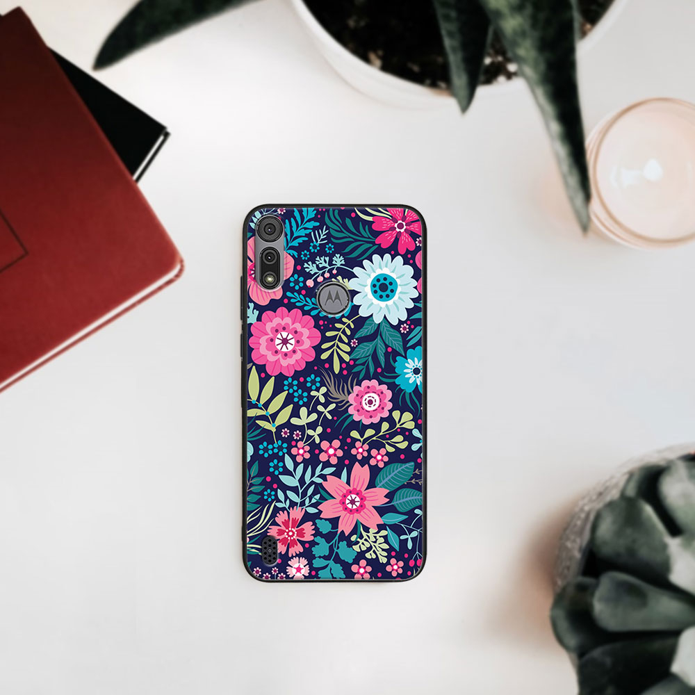 PROTEMIO MY ART Szilikon Borítás Motorola Moto E6s FLORA (038)