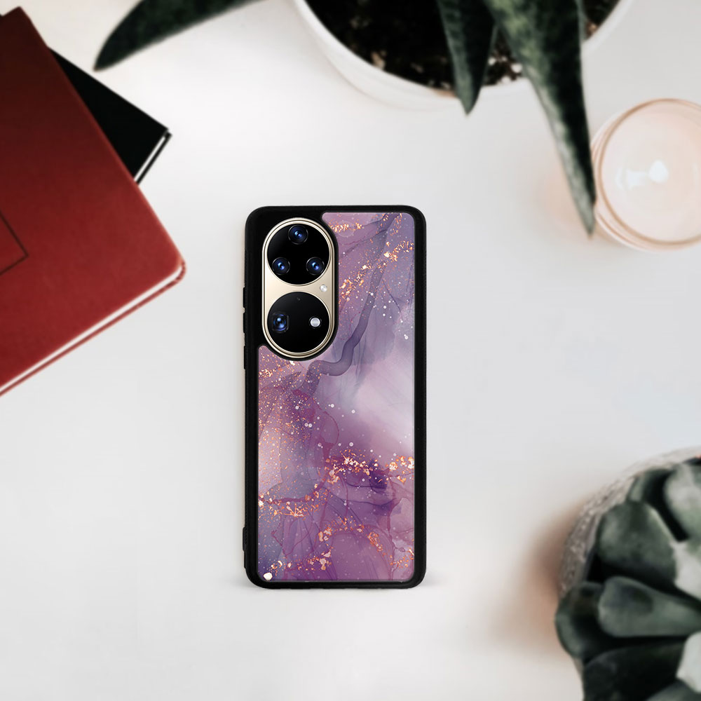 PROTEMIO MY ART Védőburkolat Huawei P50 Pro Készülékhez - PURPLE (148)