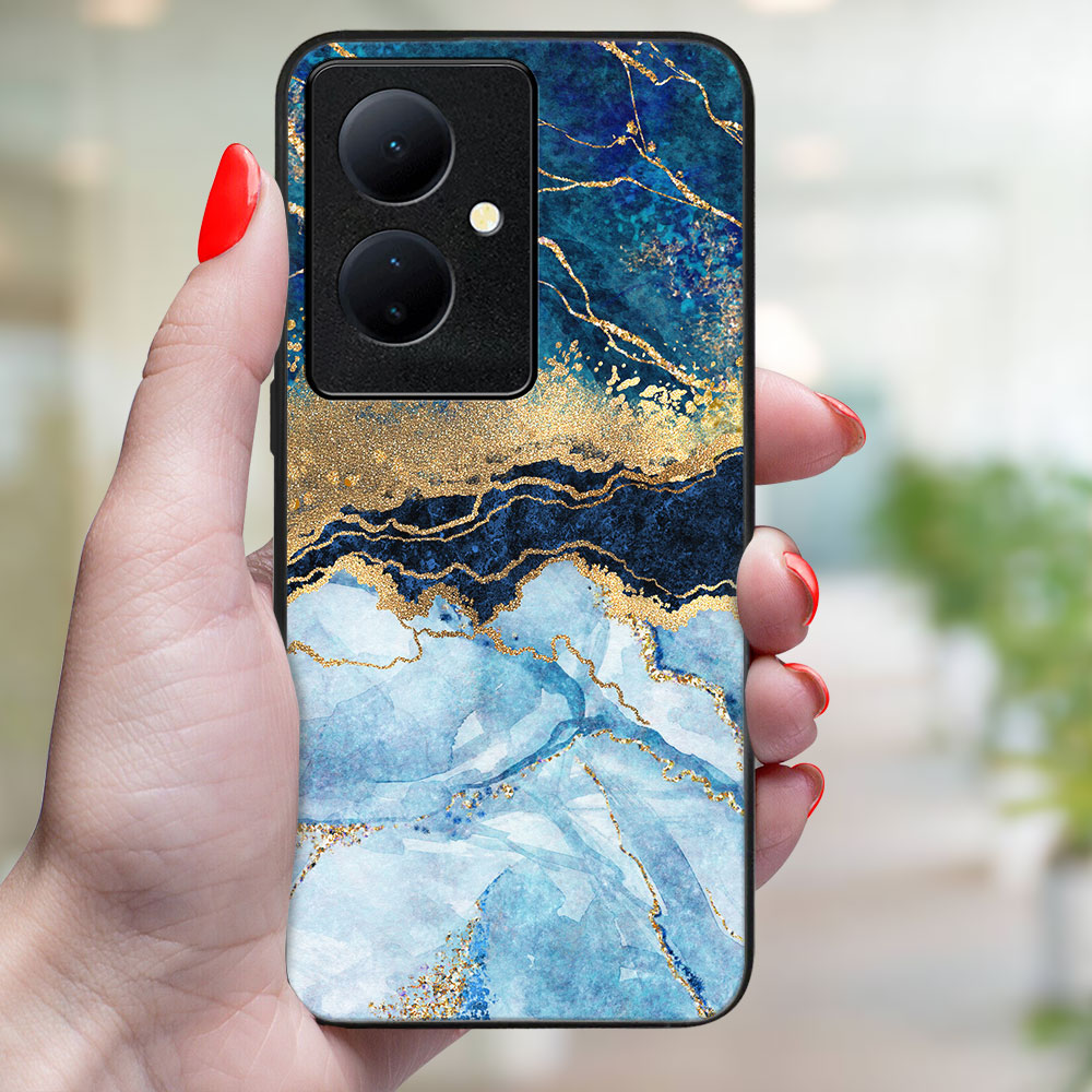 MY ART Védőburkolat: Vivo V29 Lite 5G BLUE MARBLE (141)