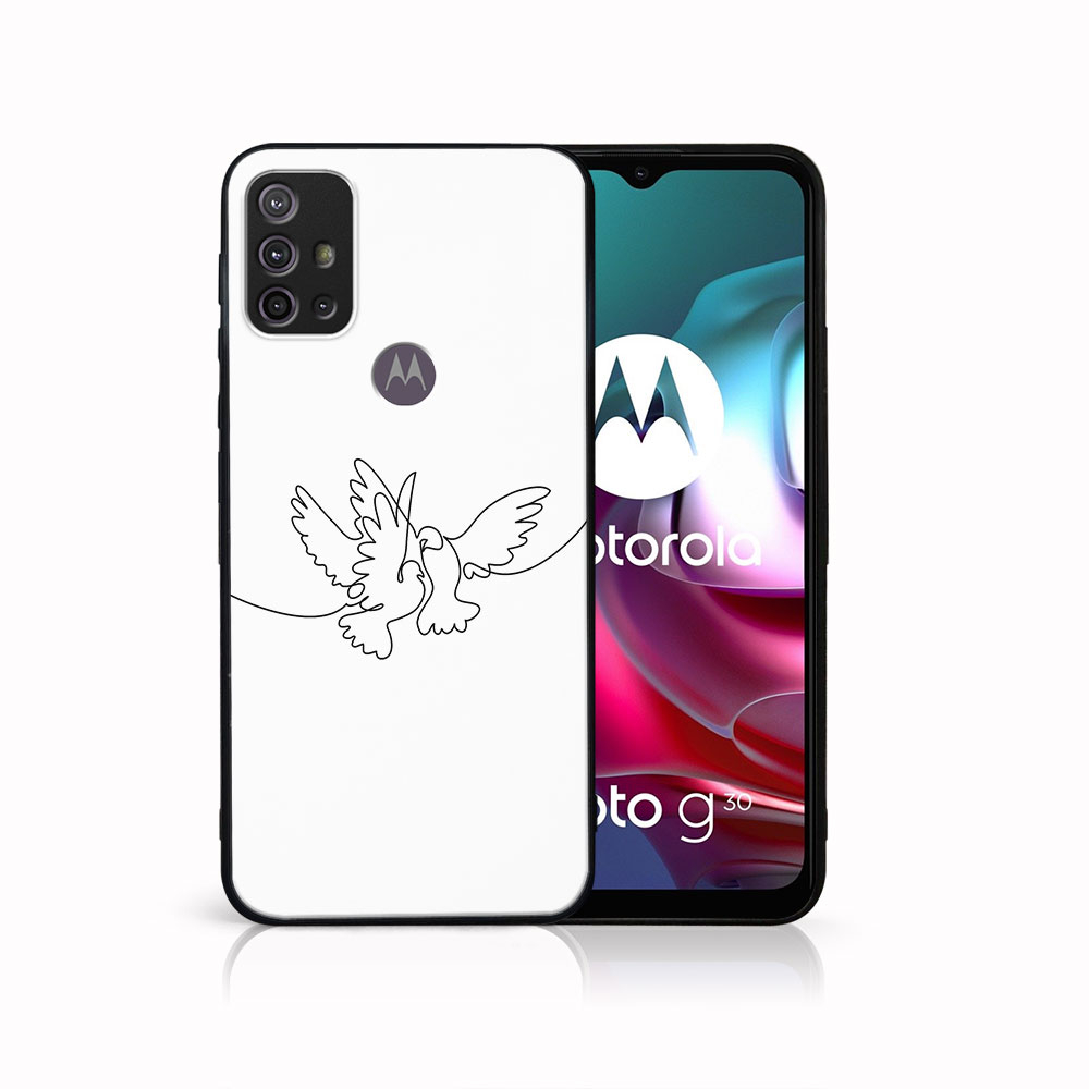 PROTEMIO MY ART Szilikon Borítás Motorola Moto G10 / G20 / G30 DOVE (031)