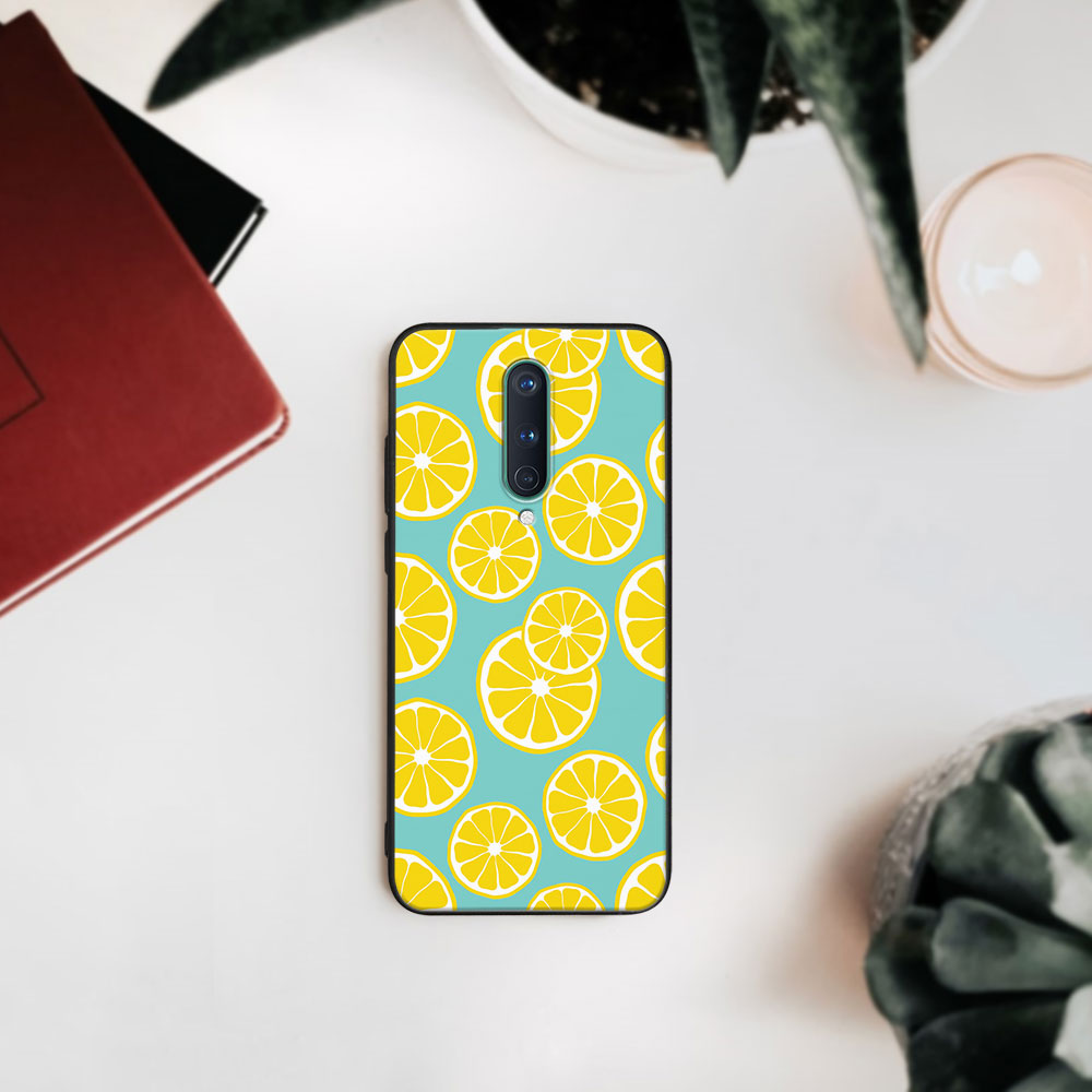 PROTEMIO MY ART Védőtok OnePlus 8 -LEMON (121)