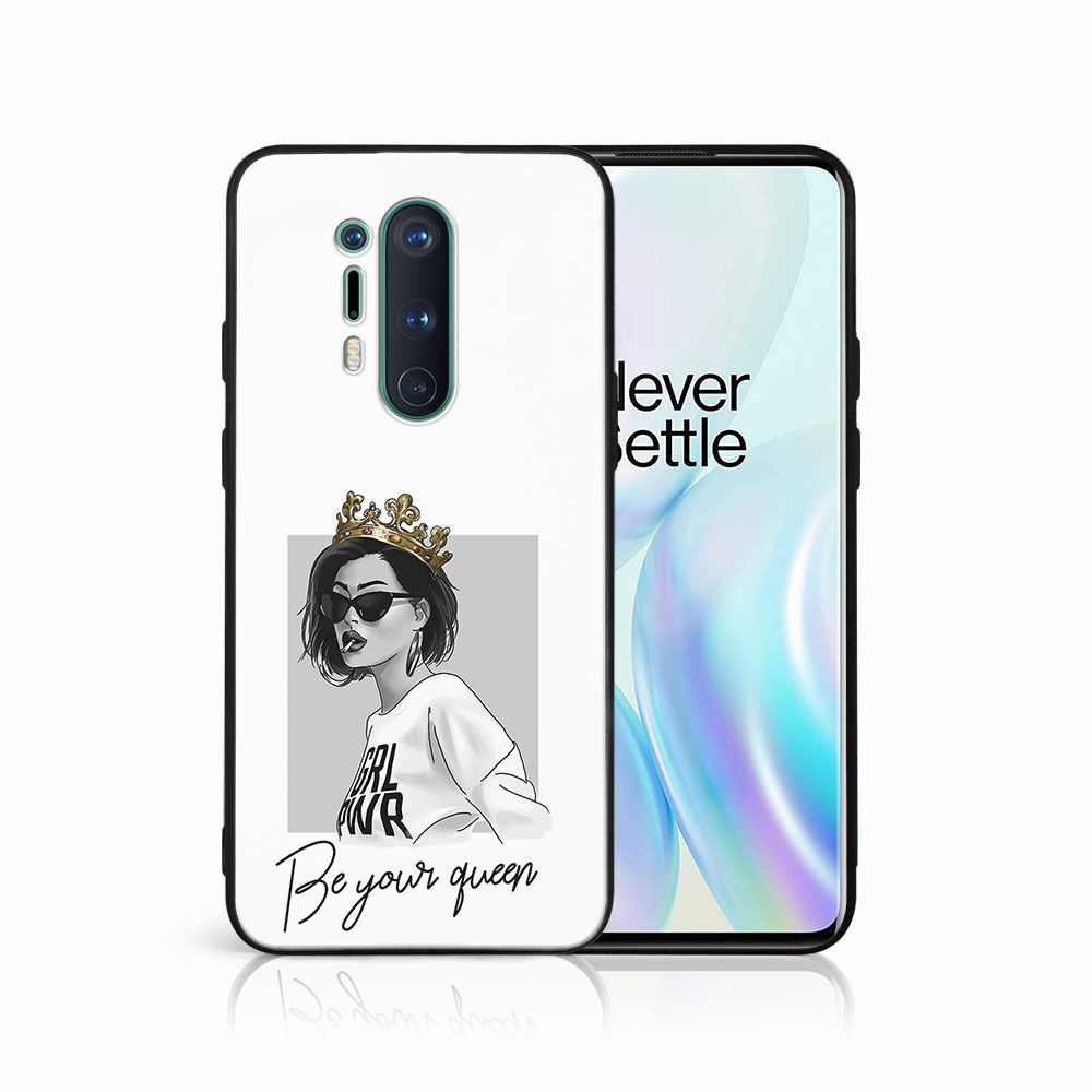 PROTEMIO MY ART Protective Case OnePlus 8 Pro - QUEEN (139)