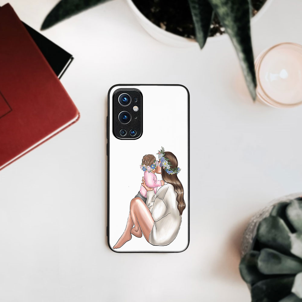 PROTEMIO MY ART Protective Case OnePlus 9 Pro - BABY GIRL (111)