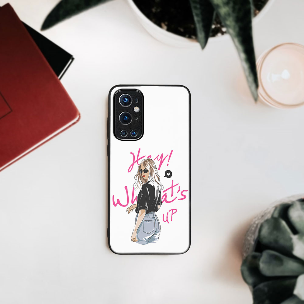 PROTEMIO MY ART Protective Case OnePlus 9 Pro -WHATSUP (132)