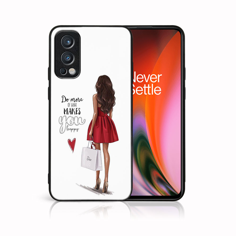 PROTEMIO MY ART Védőtok OnePlus Nord 2 5G - RED DRESS (137)