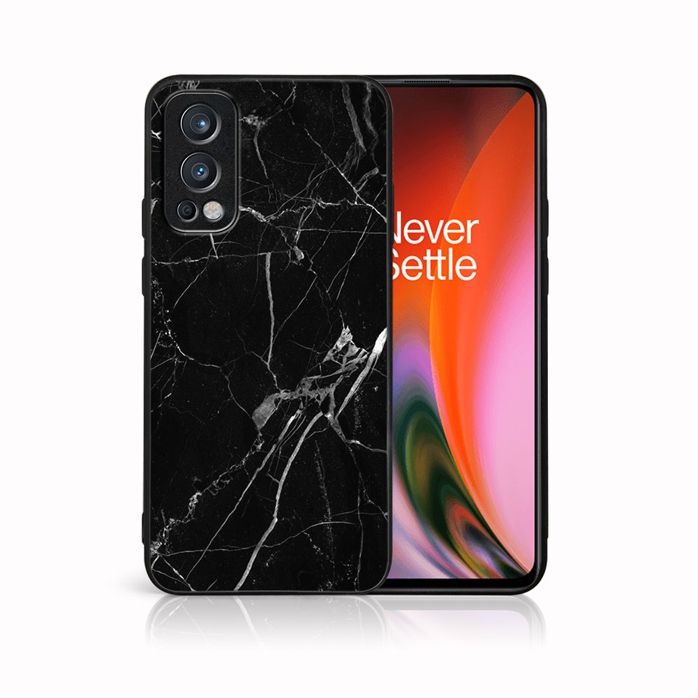 PROTEMIO MY ART Védőtok OnePlus Nord 2 5G - BLACK MARBLE (142)