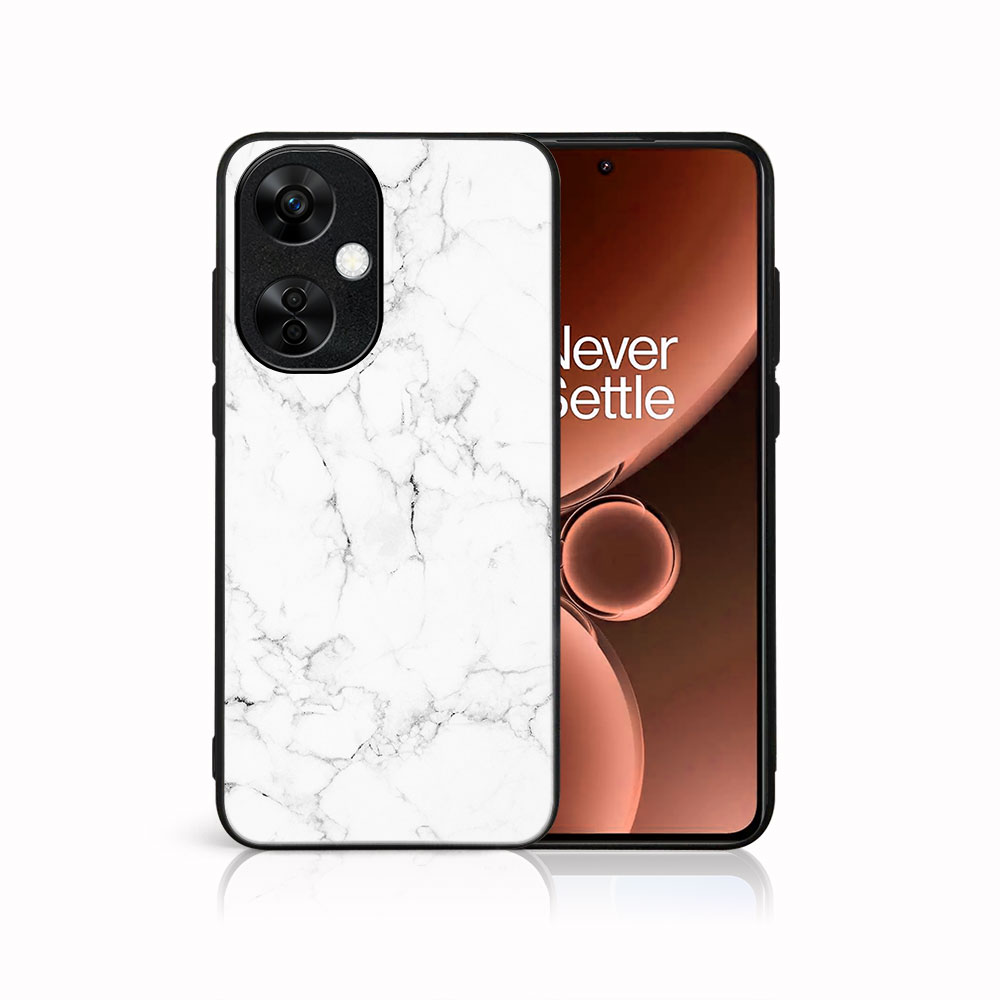 MY ART Védőburkolat A OnePlus Nord CE 3-hoz Lite 5G WHITE MARBLE (144)