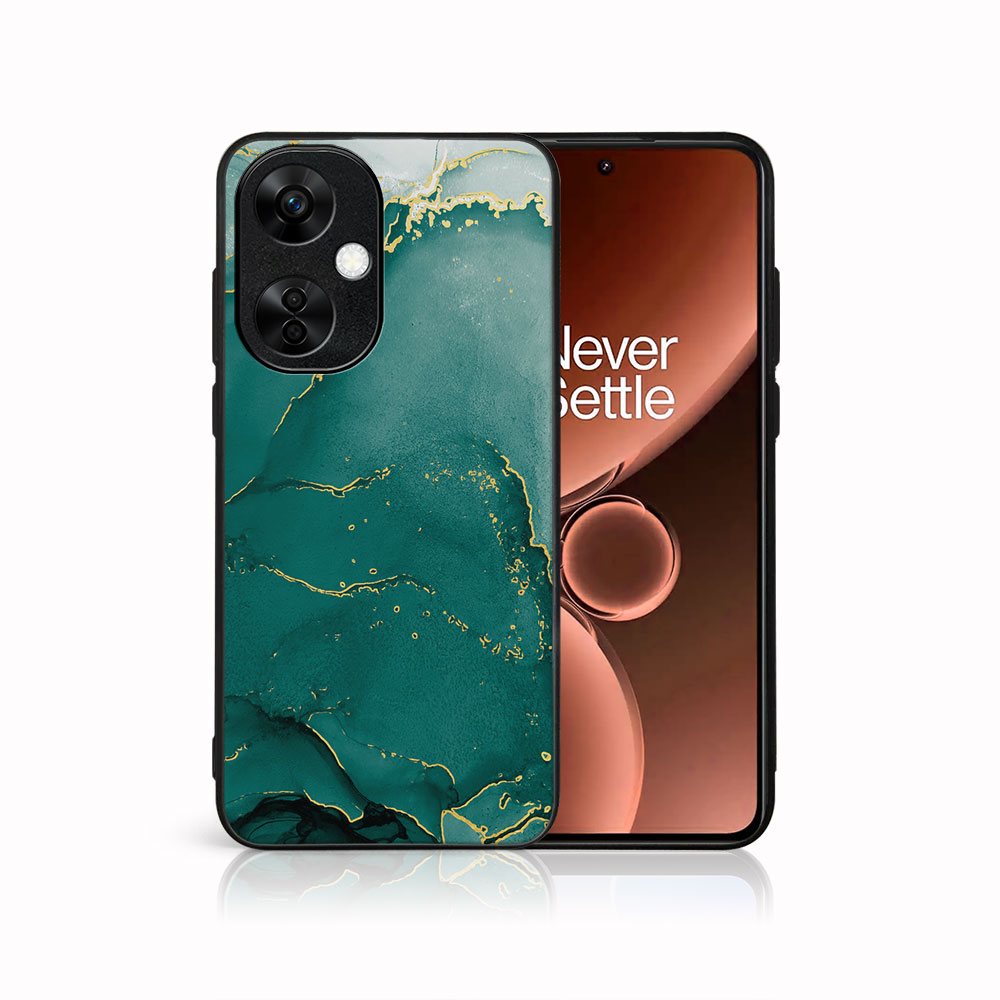 MY ART Védőburkolat A OnePlus Nord CE-hez 3 Lite 5G GREEN MARBLE (145)