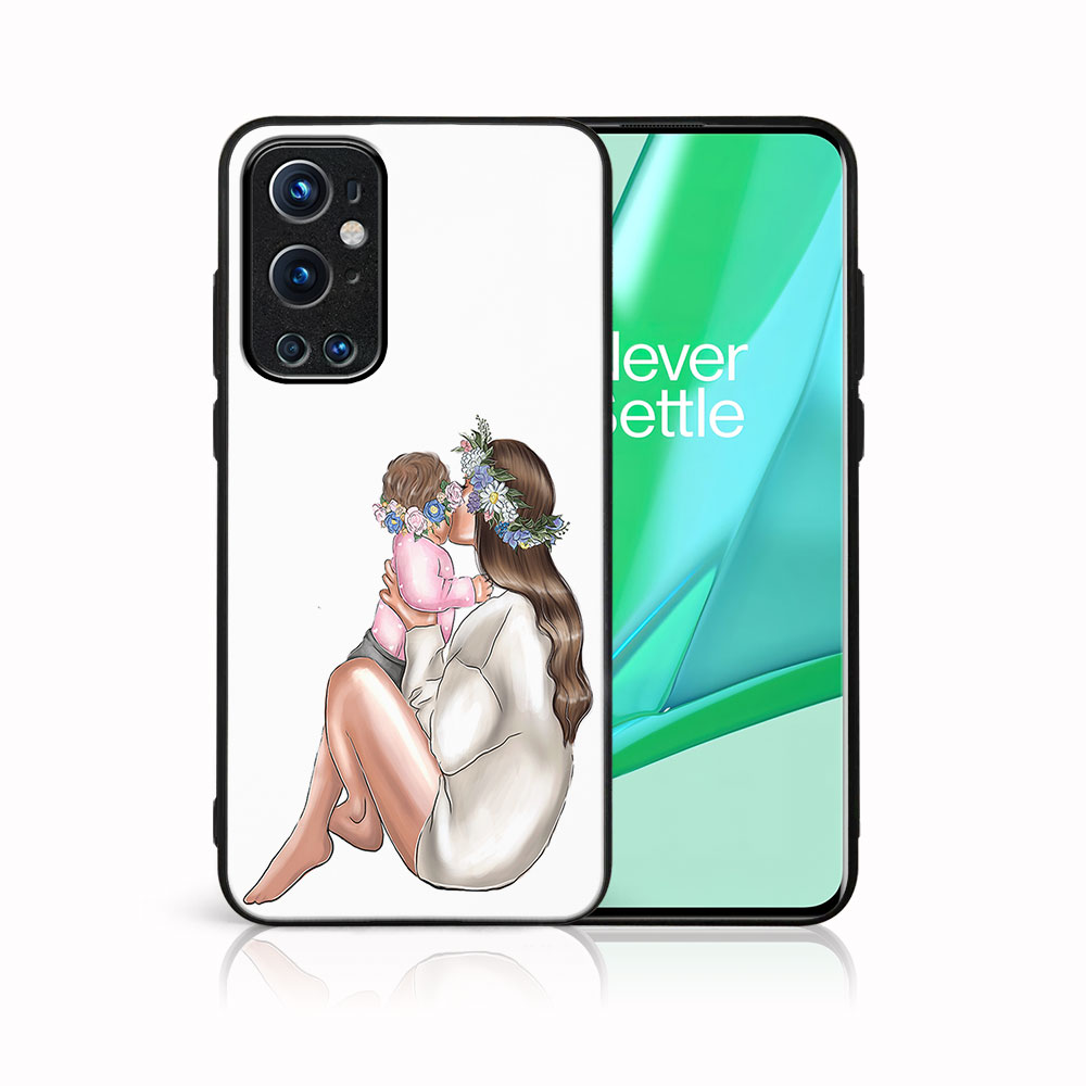 PROTEMIO MY ART Protective Case OnePlus 9 Pro - BABY GIRL (111)