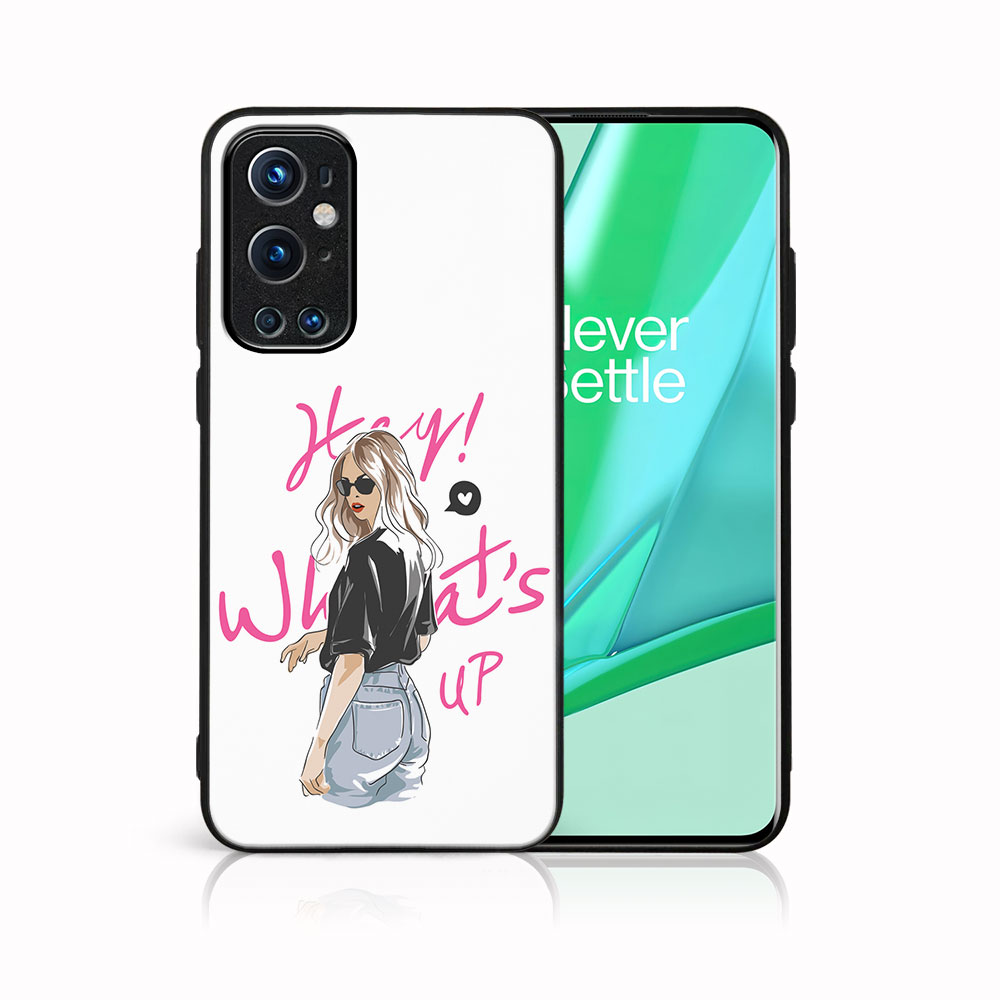 PROTEMIO MY ART Protective Case OnePlus 9 Pro -WHATSUP (132)