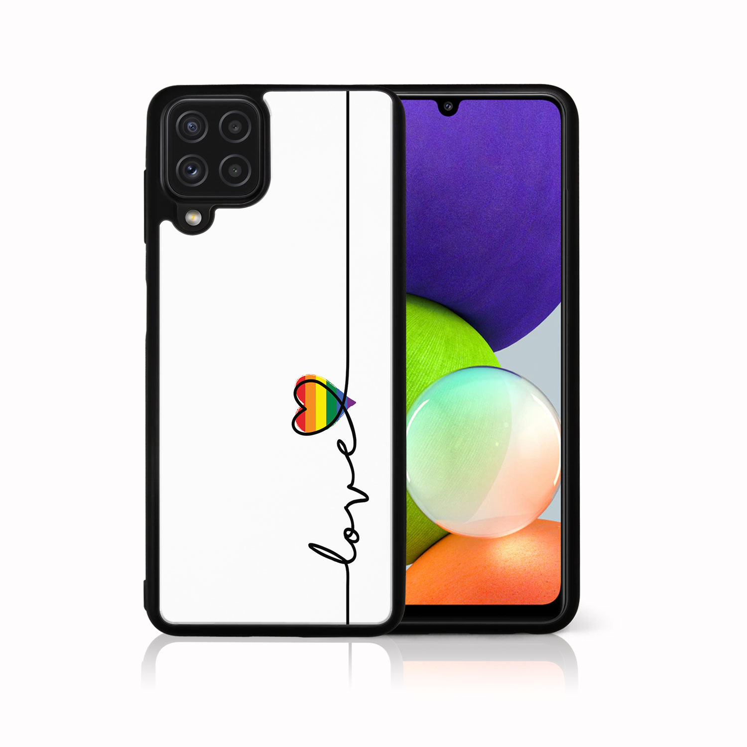 PROTEMIO MY ART Szilikon Tok Samsung Galaxy A42 5G LOVE (054)