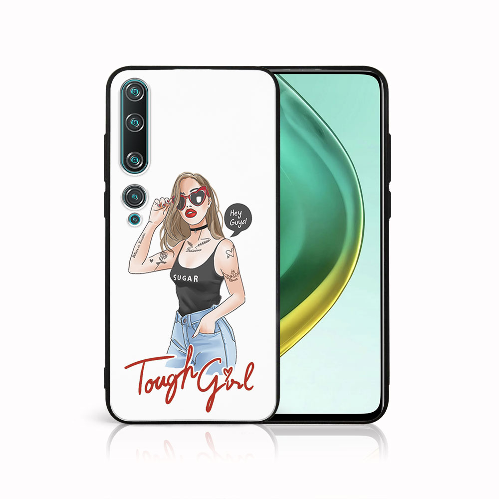 PROTEMIO MY ART Szilikon Borítás Xiaomi Mi 10 / Mi 10 Pro TOUGH GIRL (131)