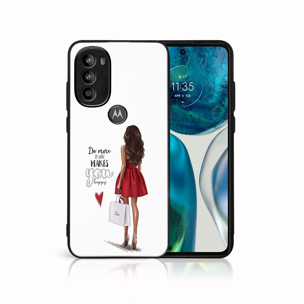 MY ART Védőburkolat Motorola Moto G71 5G RED DRESS (137)