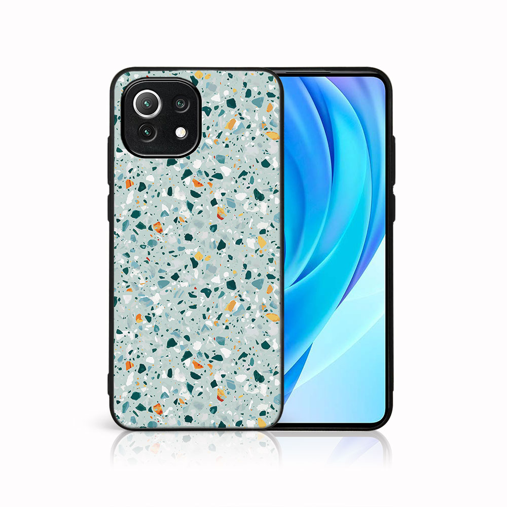 PROTEMIO MY ART Védőburkolat Xiaomi Mi 11 Lite / 11 Lite 5G / 11 Lite NE 5G - BLUE TERRAZZO (164)