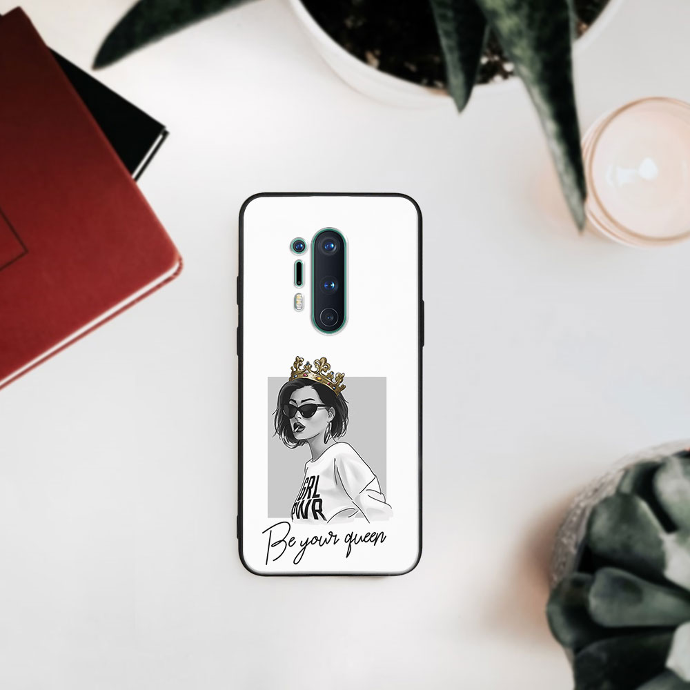 PROTEMIO MY ART Protective Case OnePlus 8 Pro - QUEEN (139)