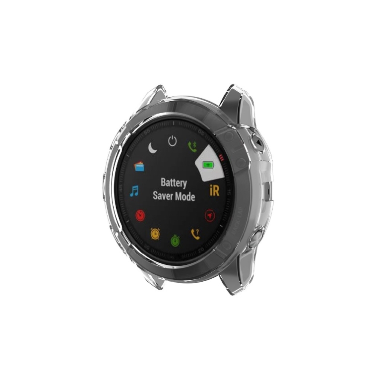 TPU HALF COVER Huzat Garmin Fenix 6X / 6X Pro átlátszóhoz