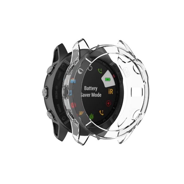 TPU HALF COVER Huzat Garmin Fenix 6X / 6X Pro átlátszóhoz