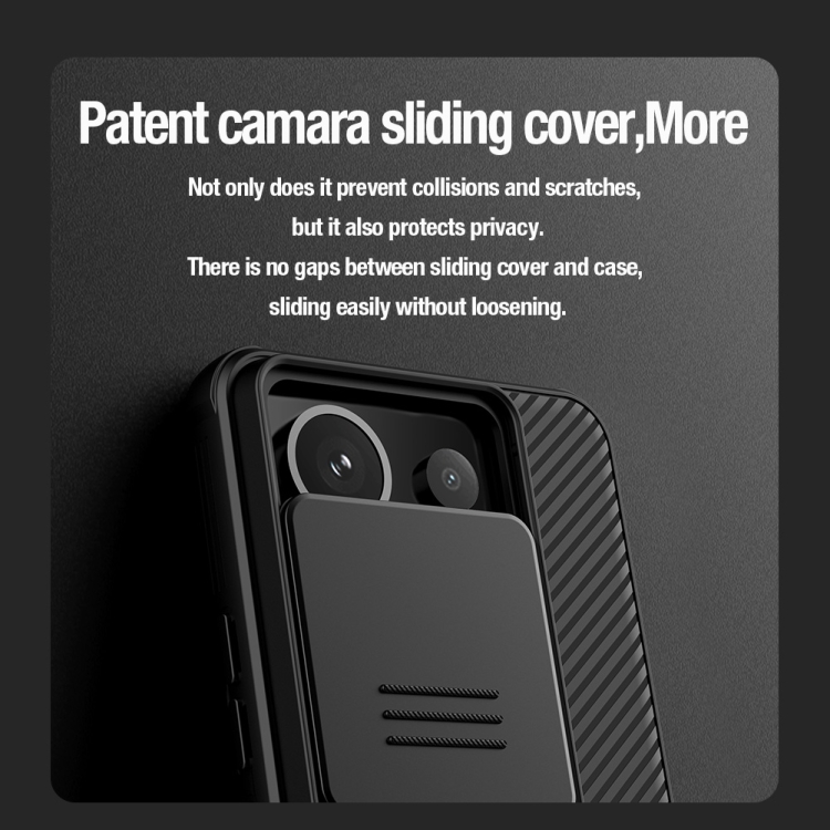 NILLKIN CAM SHIELD PRO Burkolat Xiaomi Redmi Note 13 Pro 5G / Xiaomi Poco X6 5G Fekete