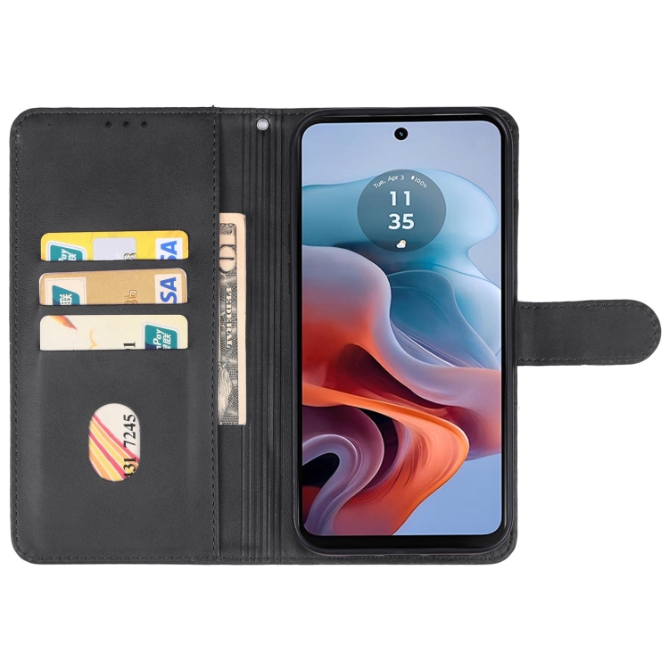 SMOOTH Wallet Tok Motorola Moto G34 5G Fekete