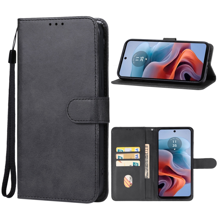 SMOOTH Wallet Tok Motorola Moto G34 5G Fekete