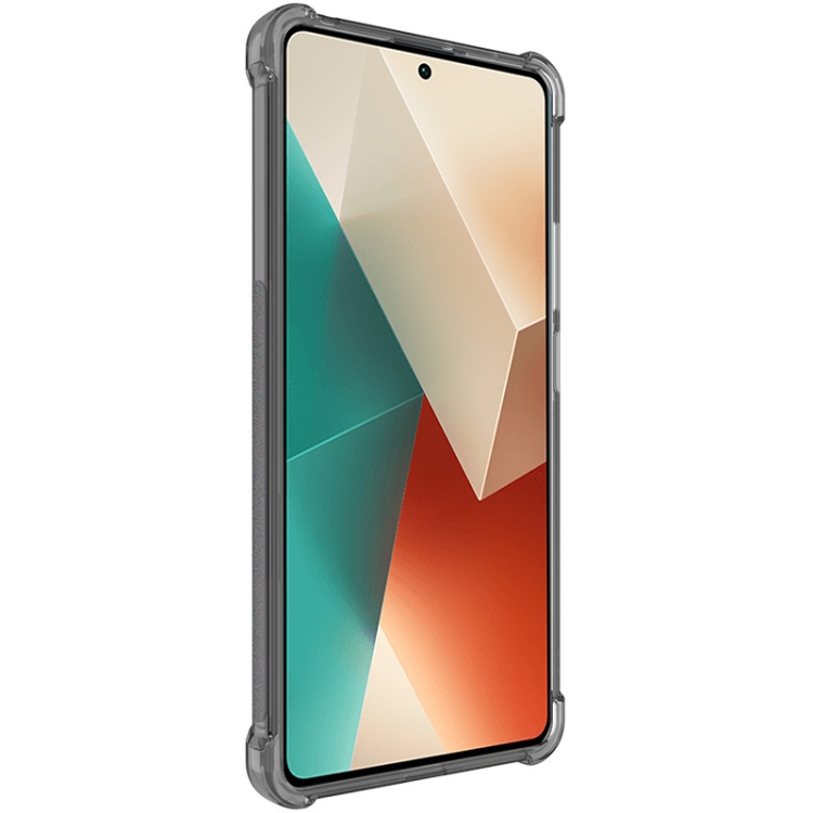 IMAK Védő Szilikon Tok Xiaomi Redmi Note 13 5G Fekete