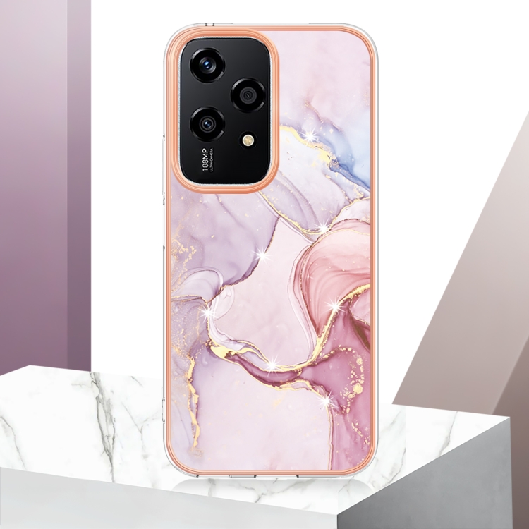 IMD MARBLE Védőburkolat A Honor 200 Lite ROSE GOLD-hoz