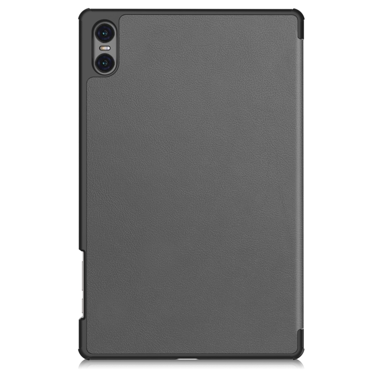 LEATHER Flip Borítás Teclast T50 Pro Szürke