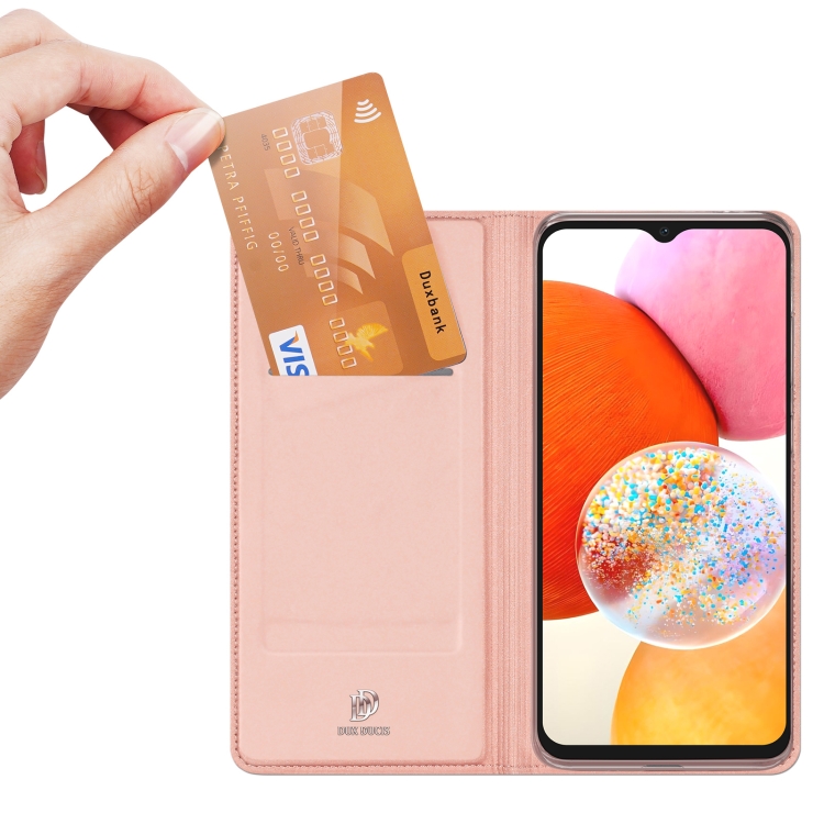 DUX Flip Tok Samsung Galaxy A15 / A15 5G Rózsaszín Telefonhoz