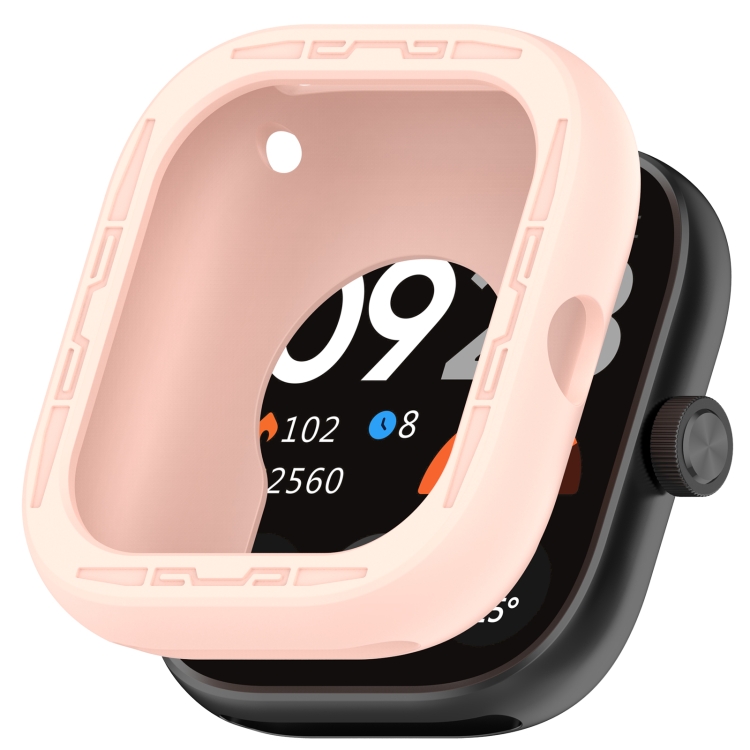 TPU HALF COVER Borító Redmi Watch 4-hez Rózsaszín