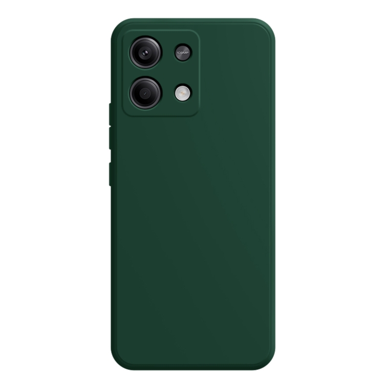 RUBBER Xiaomi Redmi Note 13 Pro 5G / Xiaomi Poco X6 5G Védőburkolat Sötétzöld