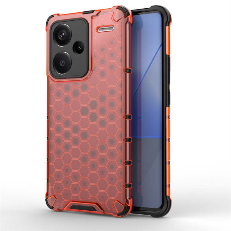 HONEYCOMB Védőburkolat Xiaomi Redmi Note 13 Pro+ 5G Piros