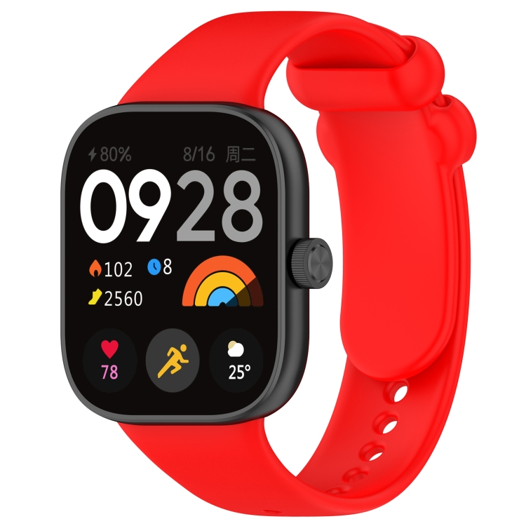 SZILIKON Cserélhető Szíj Redmi Watch 4 Piroshoz