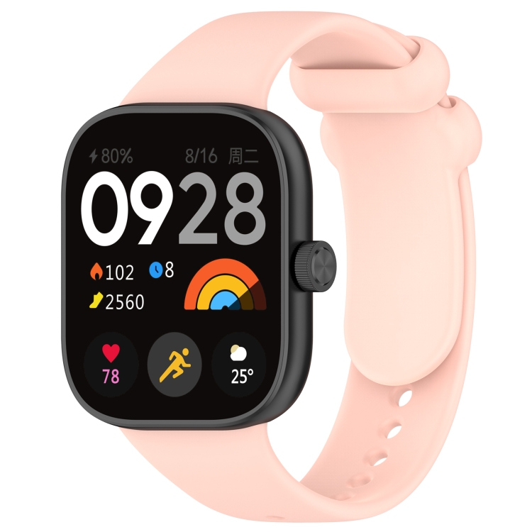 SZILIKON Cserélhető Szíj Redmi Watch 4 Pinkhez