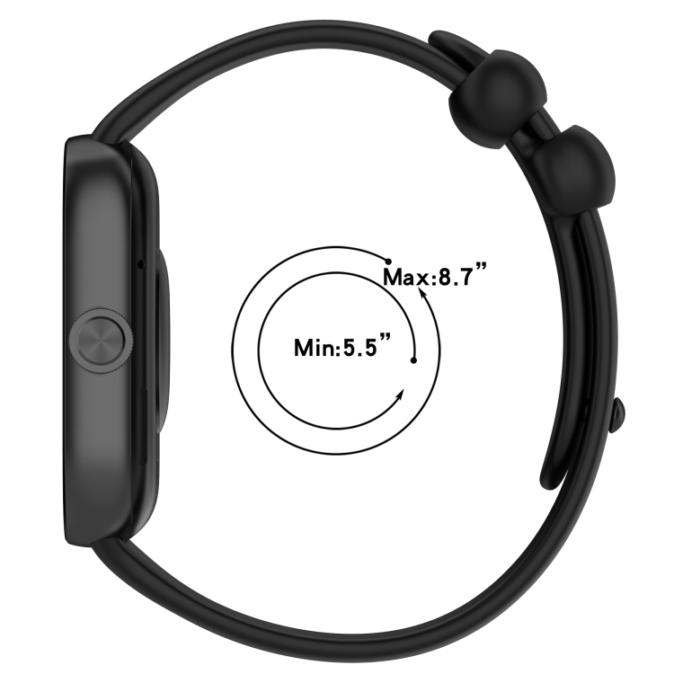 SZILIKON Cserélhető Szíj Redmi Watch 4-hez Fehér