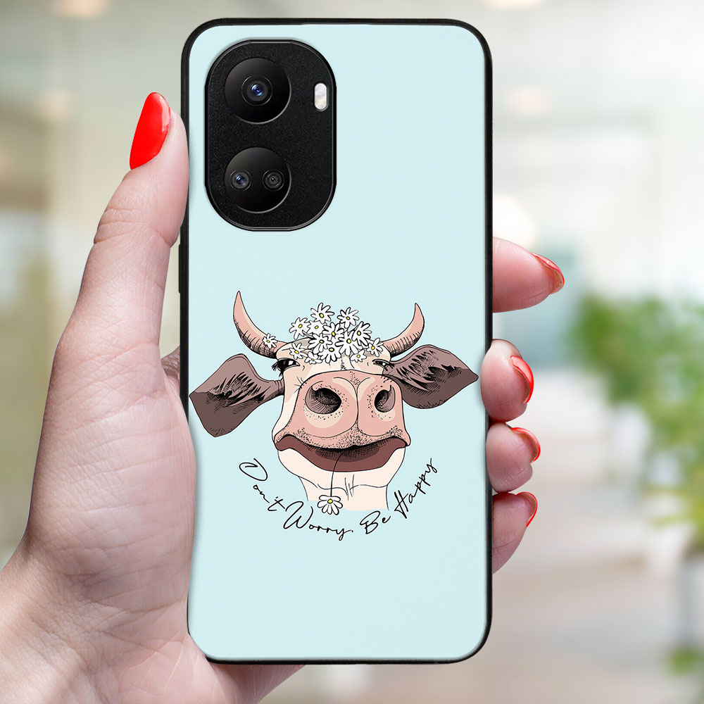 MY ART Védőburkolat A Huawei Nova 10 SE Számára HAPPY COW (181)