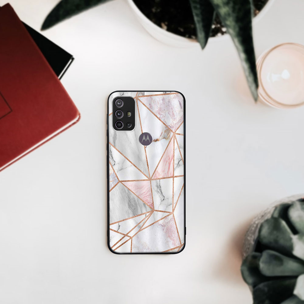 PROTEMIO MY ART Szilikon Borítás Motorola Moto G10 / G20 / G30 PINK MARBLE (143)