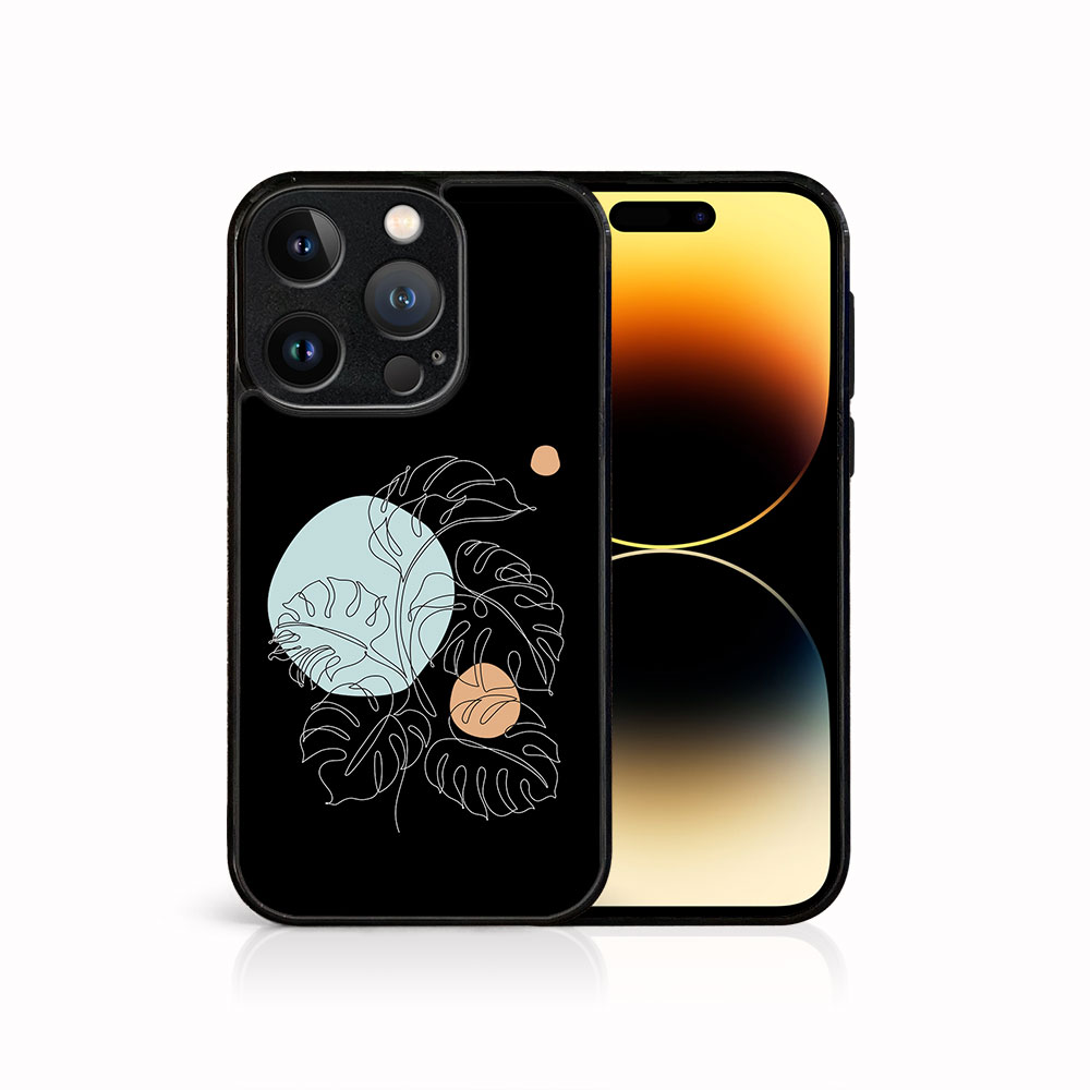 MY ART Védőburkolat A Apple-hoz IPhone 15 Pro Max MONSTERA (194)