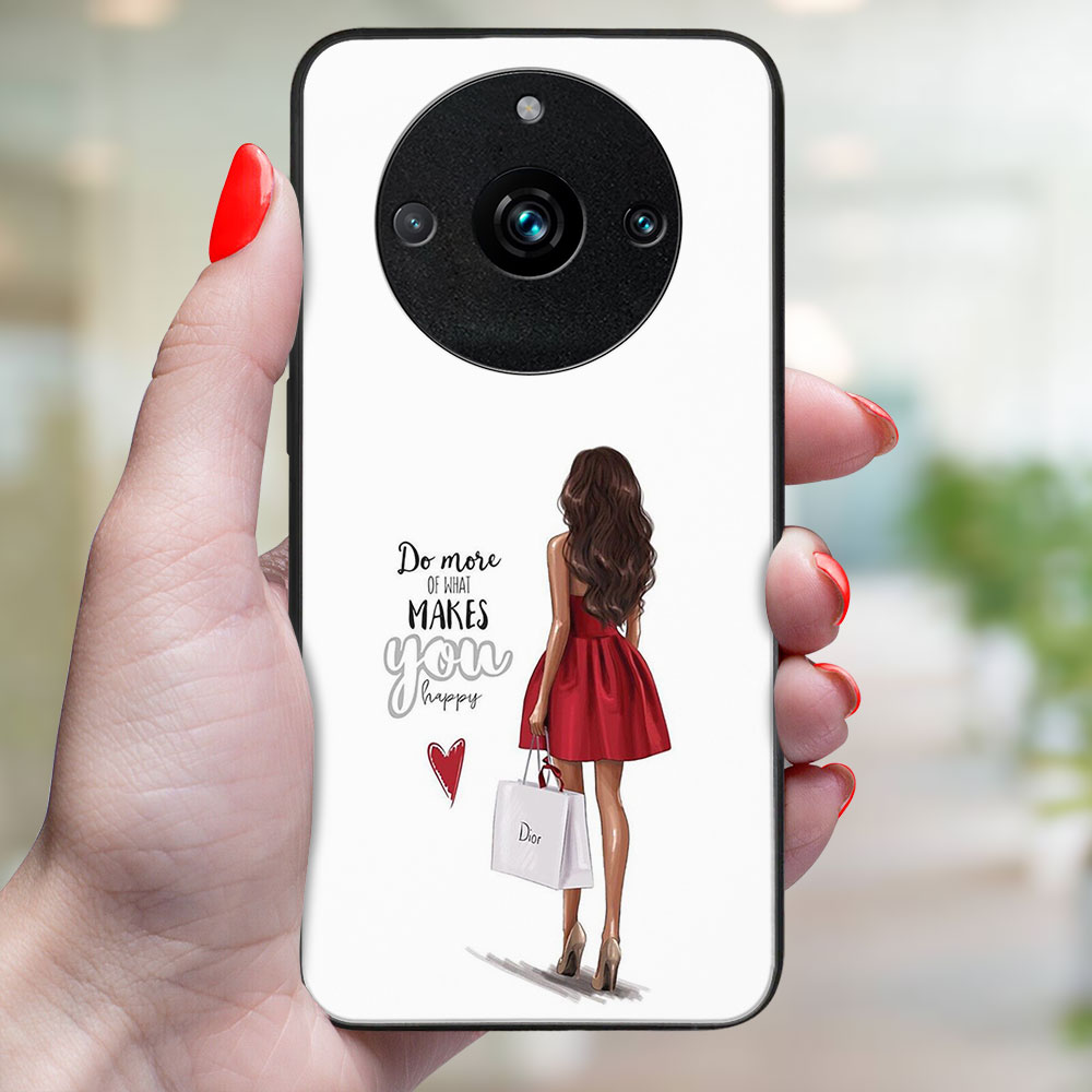 MY ART Védőburkolat A Realme 11 Pro 5G / Pro+ 5G RED DRESS-hoz (137)