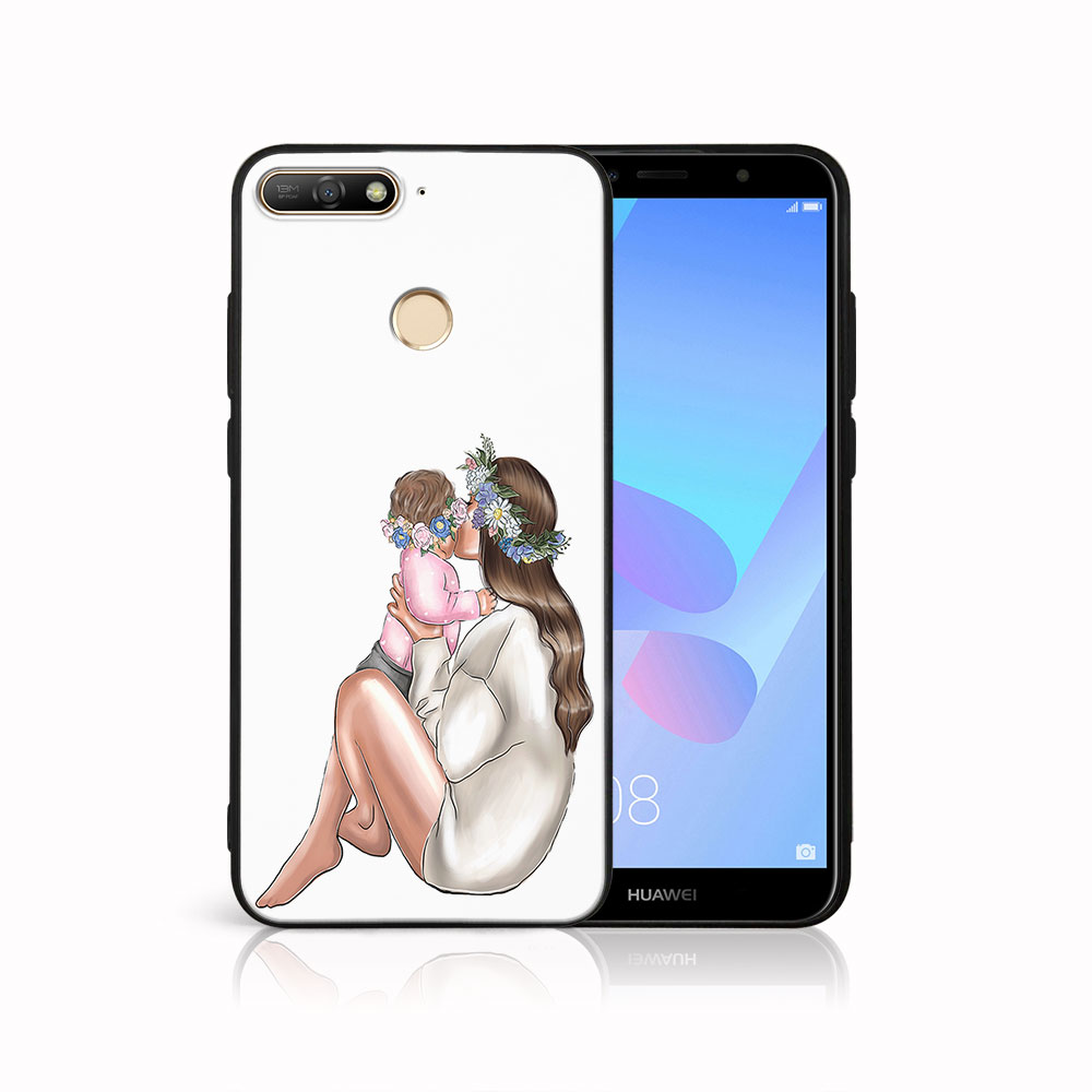 MY ART Védőburkolat Huawei Y6 Prime 2018 BABY GIRL (111) Készülékhez