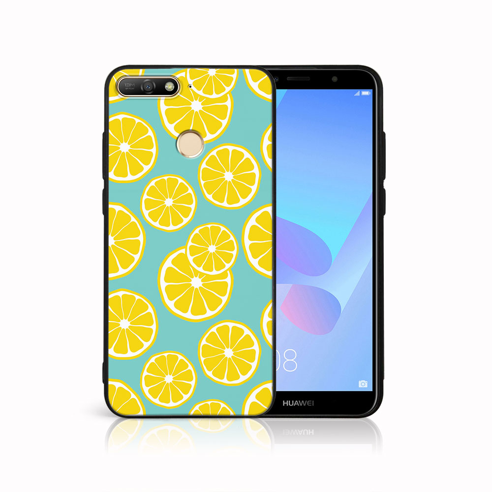 MY ART Védőburkolat Huawei Y6 Prime 2018 LEMON (121) Készülékhez