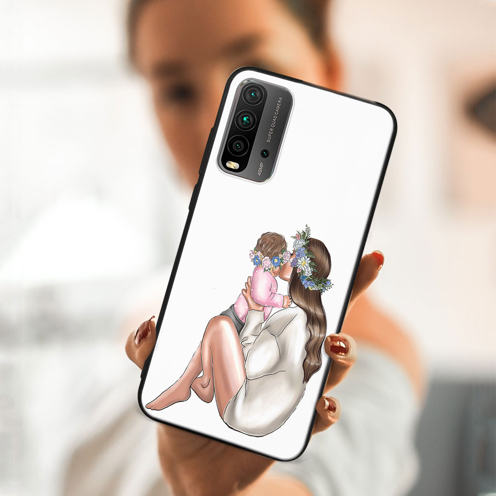 MY ART Védőtok Xiaomi Redmi 9T-BABY GIRL (111)