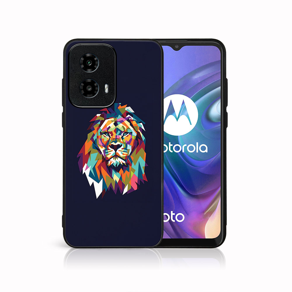 MY ART Védőburkolat A Motorola Moto G04 / G24 / G24 Teljesítményhez LION (246)