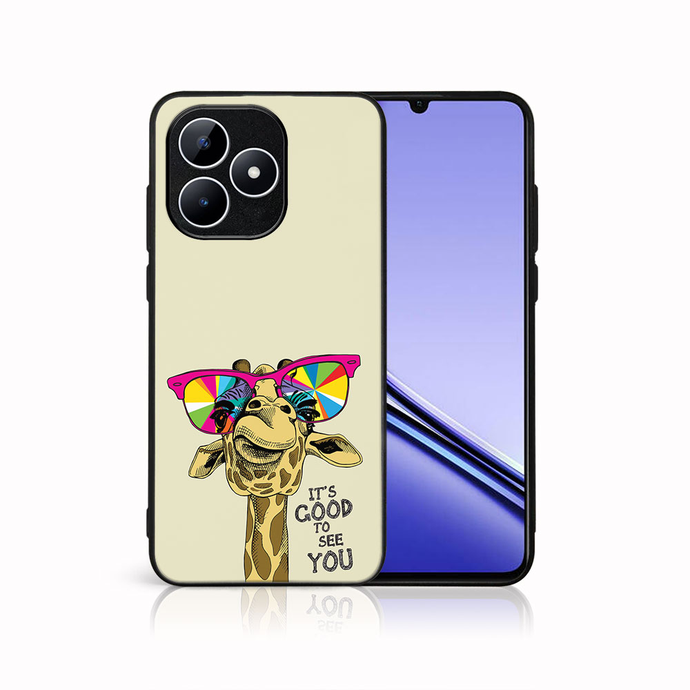 MY ART Védőburkolat A Realme-hoz Note 50 GIRAFFE (180)