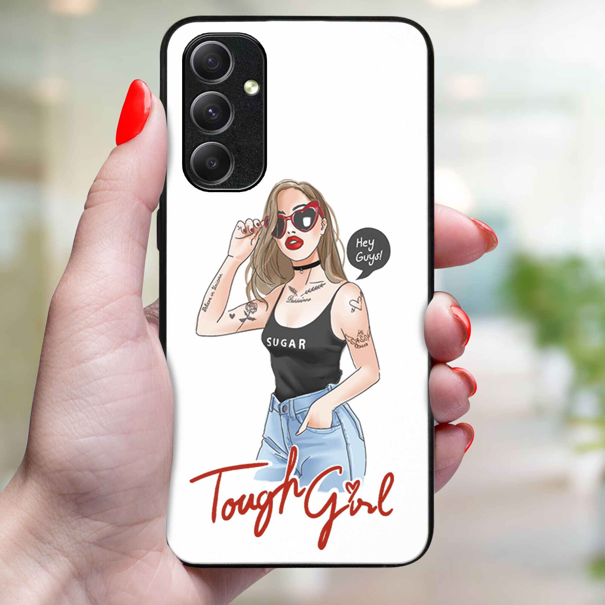 MY ART Védőburkolat Samsung Galaxy A54 5G TOUGH GIRL (131)