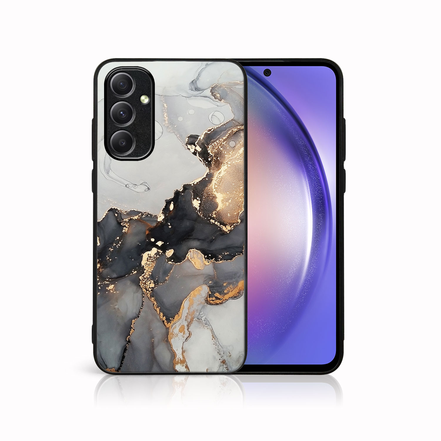 MY ART Védőburkolat Samsung Galaxy A54 5G GREY MARBLE (140)