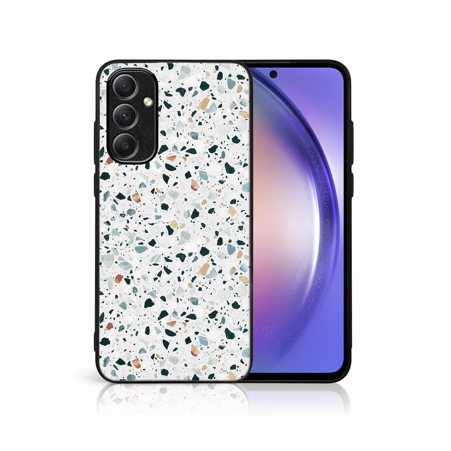 MY ART Védőburkolat Samsung Galaxy A54 5G GREY TERRAZZO (163)