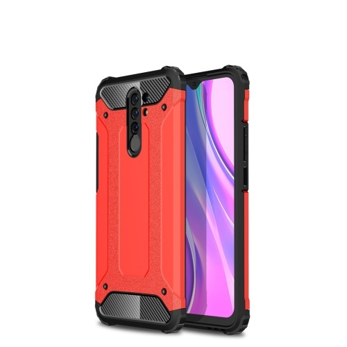 TOUGH Védőburkolat Xiaomi Redmi 9 Piros